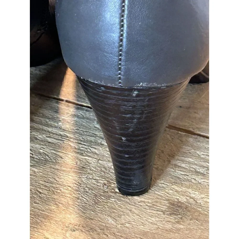 Covington Tatum Womens Size 7.5 Gray Side Zip Ankle Boots Booties